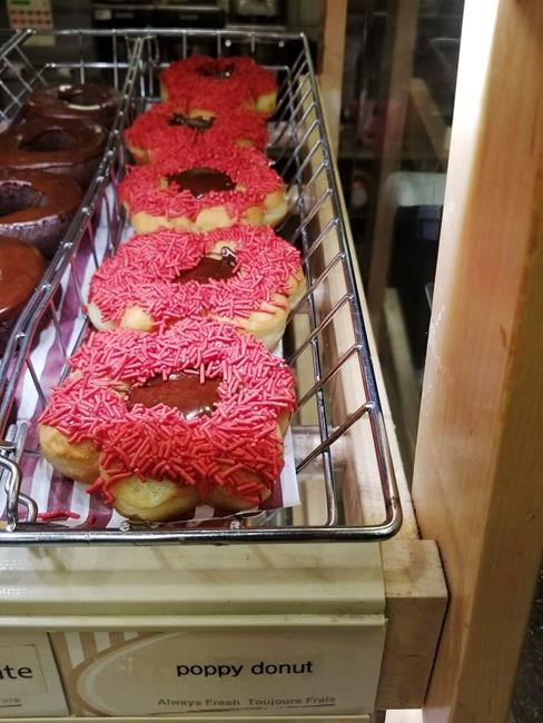 'All good intentions:' Tim Hortons poppy doughnut causes social media stir | iNFOnews.ca 'All good intentions:' Tim Hortons poppy doughnut causes social media stir | iNFOnews.ca