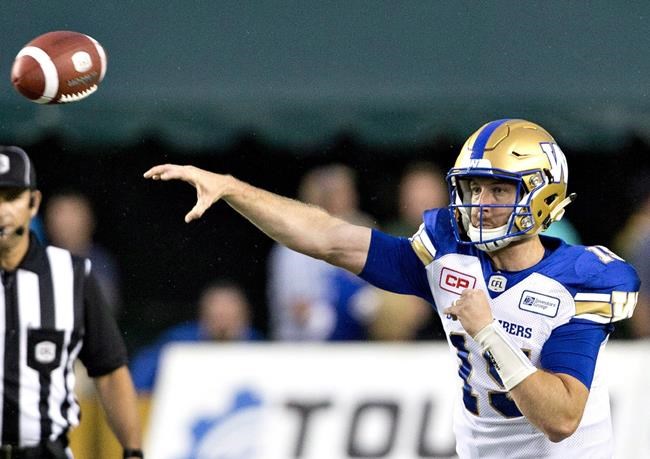 Injuries to receiving corps present Nichols, Bombers with challenges | iNFOnews.ca