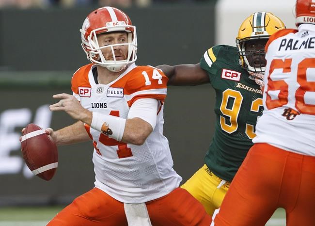 Chris Williams to make long-awaited Lions debut as B.C. welcomes Saskatchewan | iNFOnews.ca CP589289883