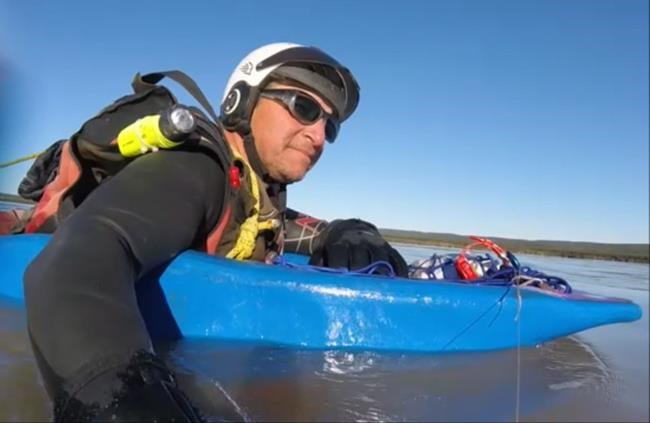 Quebec man wraps up 3,200-kilometre trek down Yukon River | iNFOnews.ca