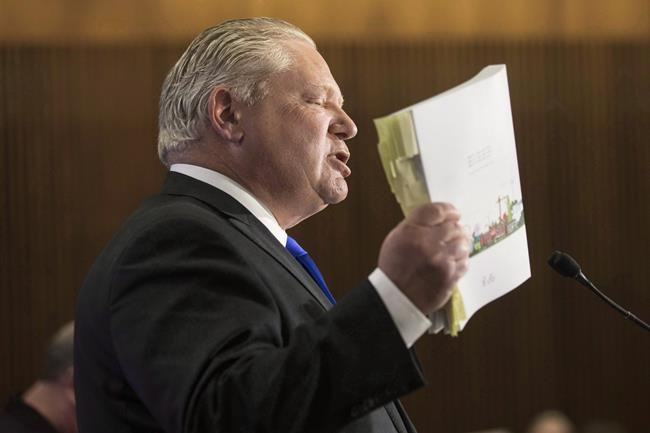 Doug Ford blames predecessor's 'mess' for having to appoint 11 candidates | iNFOnews.ca