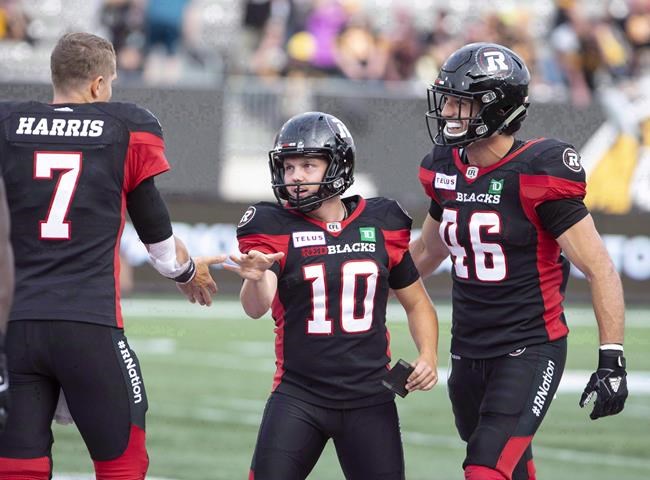 Ottawa Redblacks kicker Lewis Ward having dream CFL rookie campaign | iNFOnews.ca