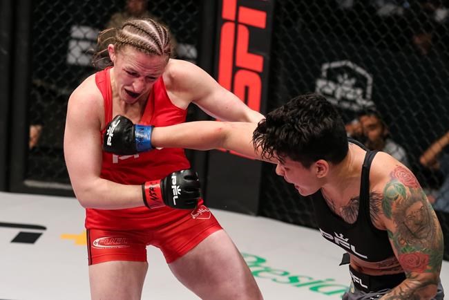 Canadian fighter Sarah Kaufman loses shot at $1-million PFL purse | iNFOnews.ca CP681158518