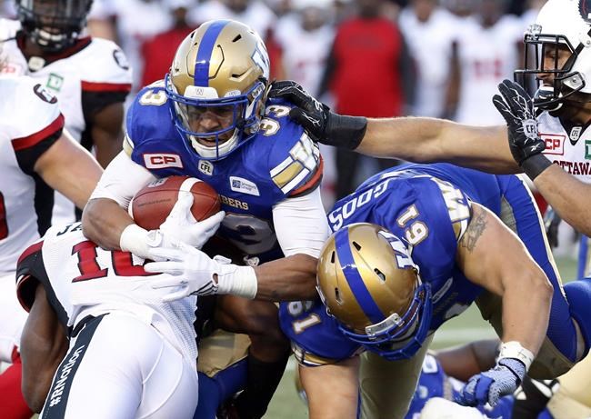 Bombers host Redblacks looking to lock up home field for West semifinal | iNFOnews.ca