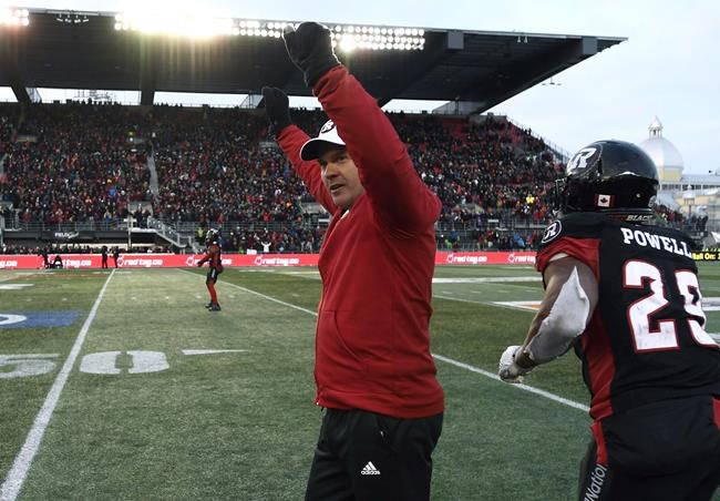 Harris ready for time in spotlight as Redblacks prepare to face Stamps in Grey Cup | iNFOnews.ca CP2028614874