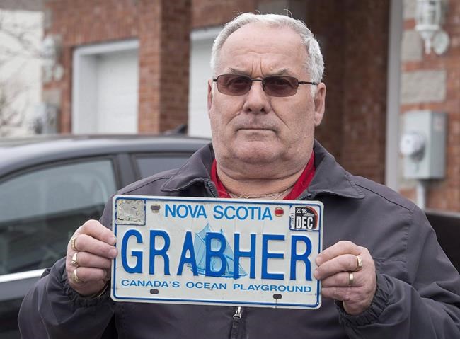 Debate over 'GRABHER' licence plate could be headed to court | iNFOnews.ca