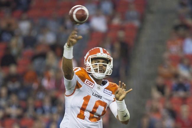 B.C. Lions' QB Jennings takes most of the practice reps as Lulay watches | iNFOnews.ca