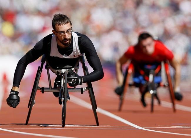 Lakatos draws on speed to win marathon; plans to race it at Tokyo Paralympics | iNFOnews.ca CP1839462891