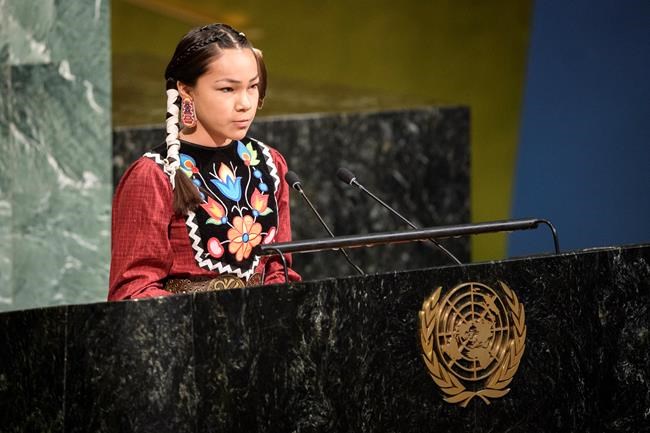 Indigenous water activist to speak at UN as part of youth-led climate movement | iNFOnews.ca Indigenous water activist to speak at UN as part of youth-led climate movement | iNFOnews.ca