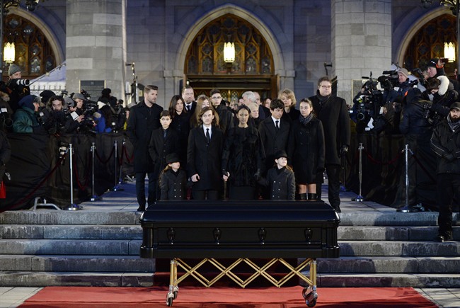 Angelil remembered at funeral as a 'giant' and a loving father | iNFOnews.ca CP36105216