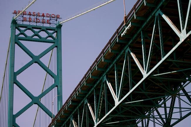 Liberals give go-ahead for construction of Ambassador Bridge replacement | iNFOnews.ca CP909051005