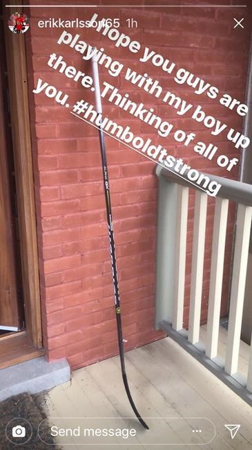 Senators captain Karlsson offers touching tribute to victims of Broncos crash | iNFOnews.ca