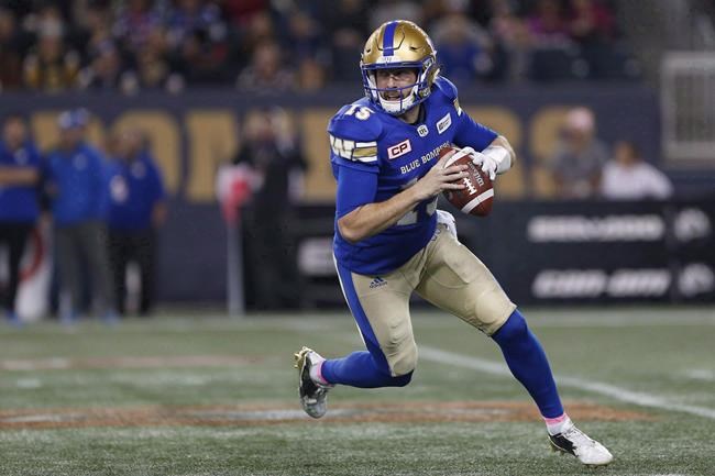 Winnipeg Blue Bombers starting season without star quarterback Nichols | iNFOnews.ca