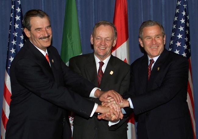 Chretien lays claim to 'Three Amigos' nickname, says gathering sets example | iNFOnews.ca