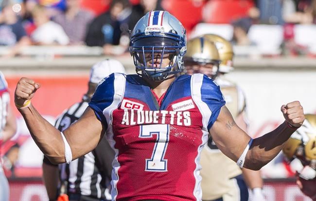Montreal Alouettes sign defensive end Bowman to contract extension | iNFOnews.ca CP2141323067