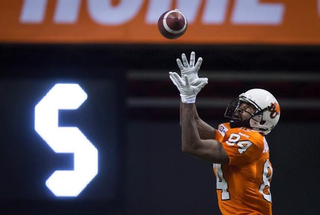 Consistency, hard work the key for B.C. Lions receiver Emmanuel Arceneaux | iNFOnews.ca