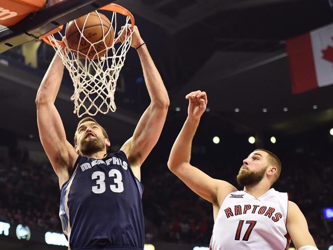 Raptors acquire Marc Gasol from Grizzlies for package including Valanciunas | iNFOnews.ca