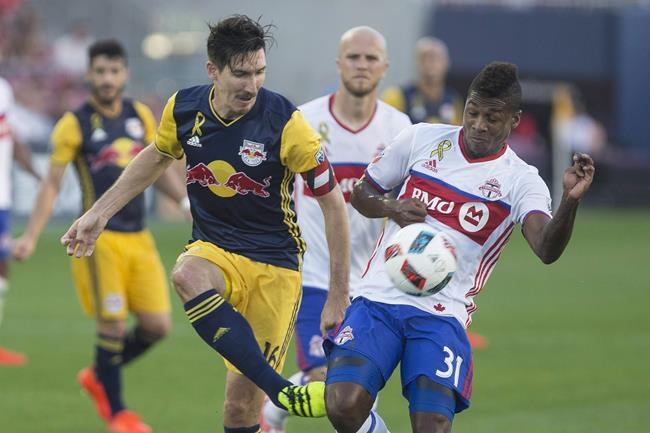Toronto FC midfielder Armando Cooper banned for one game for kicking Red Bull | iNFOnews.ca CP217831996