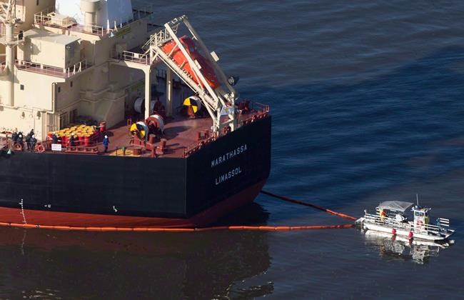 Trial begins over fuel spill in English Bay, one defendant doesn't show up | iNFOnews.ca