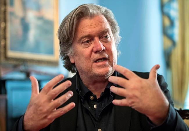 Former Trump strategist Steve Bannon to defend populism at Toronto event | iNFOnews.ca