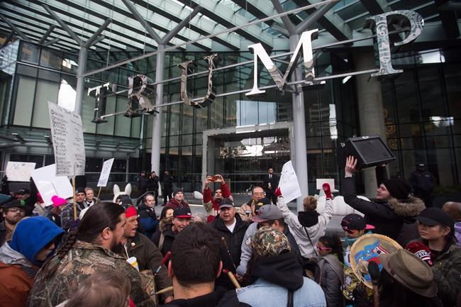 Vancouver police say protests against Trump tower opening cost an estimate $105k | iNFOnews.ca