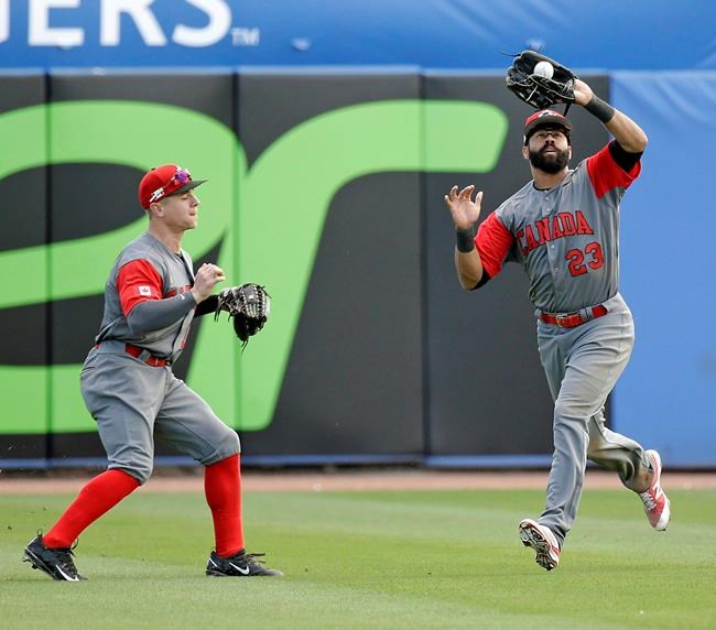 Saunders, Pompey to lead Canada in Pan Am baseball qualifying tournament | iNFOnews.ca CP343033779