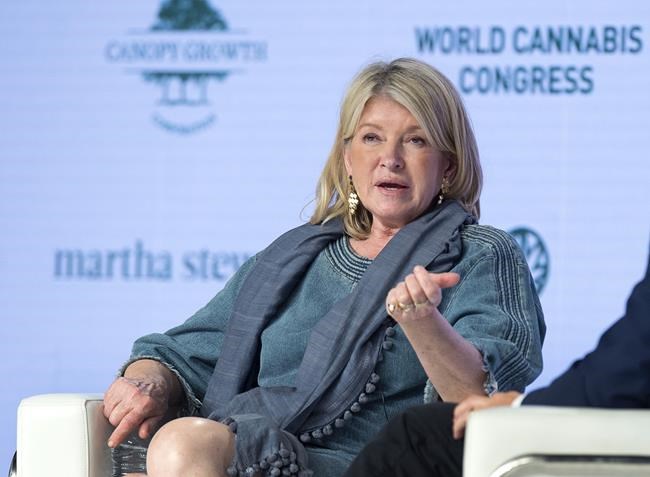 Martha Stewart says CBD products with Canopy likely ready in mid-2020 | iNFOnews.ca