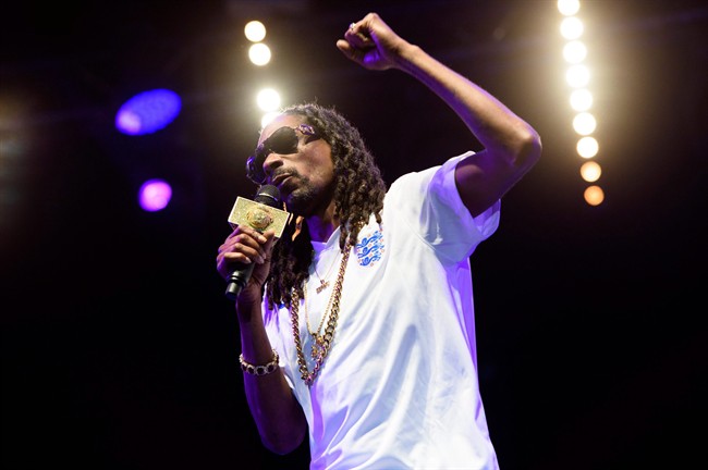 Ontario marijuana producer Tweed strikes business deal with Snoop Dogg | iNFOnews.ca CP36354338