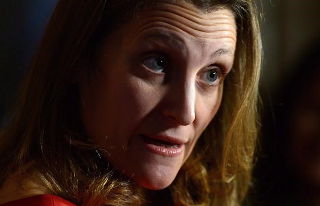 Canada-U.S. trade not broken so no need for Trump to fix it: Freeland | iNFOnews.ca Canada-U.S. trade not broken so no need for Trump to fix it: Freeland | iNFOnews.ca