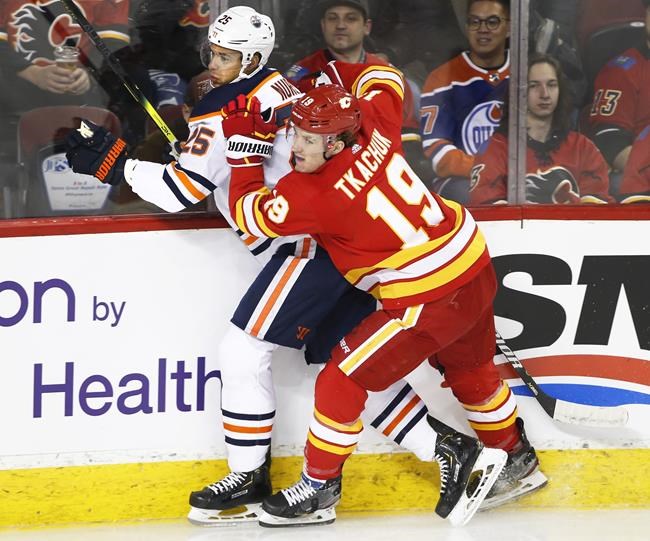 Flames' Tkachuk attempting to distance himself from feud with Kassian, Oilers | iNFOnews.ca