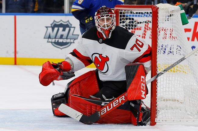 Vancouver Canucks acquire goalie Louis Domingue in deal with New Jersey Devils | iNFOnews.ca