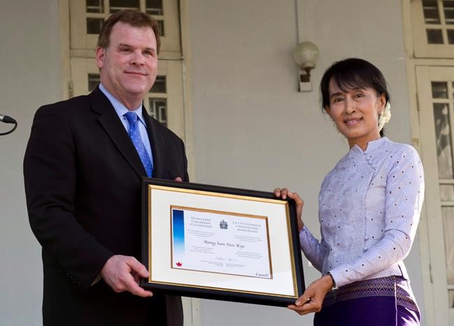MPs vote to strip Suu Kyi of honorary Canadian citizenship over Rohingya crisis | iNFOnews.ca