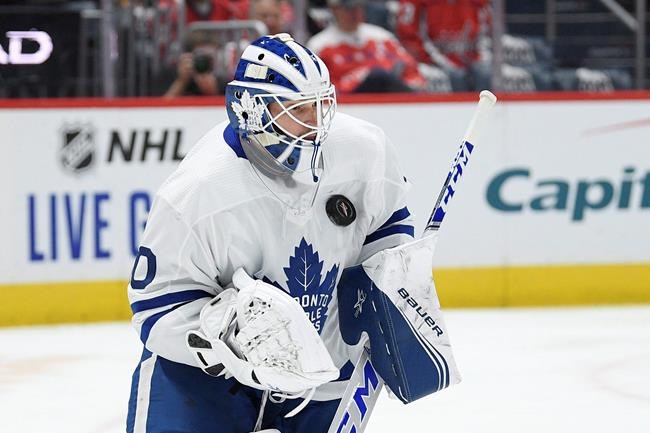 Maple Leafs coach Keefe says backup goalie will start opener of back-to-back | iNFOnews.ca