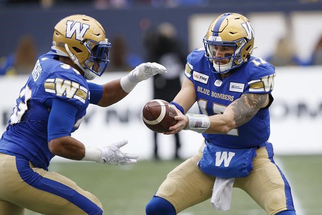 Stampeders, Blue Bombers clash in race for first place in CFL's West Division | iNFOnews.ca