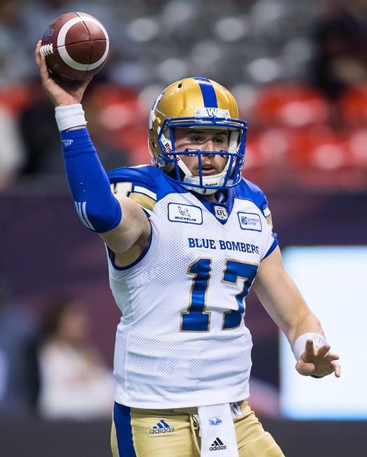 Winnipeg Blue Bombers name rookie Chris Streveler as their starter | iNFOnews.ca