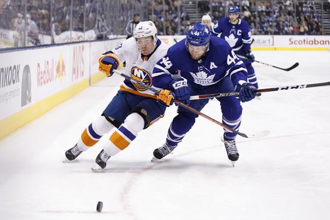 Leafs lose Morgan Rielly for eight weeks with broken foot, recall Rasmus Sandin | iNFOnews.ca
