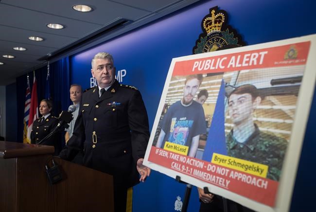 RCMP in Manitoba, B.C. spent around $1.5M on massive manhunt after B.C. killings | iNFOnews.ca CP252933658