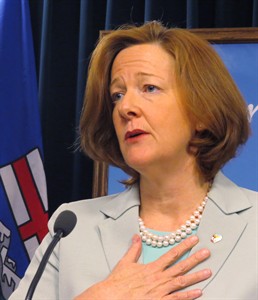 Alberta's Redford curtails use of government planes amidst travel to-do | iNFOnews.ca