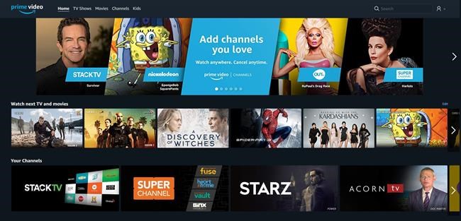 Amazon vies for a larger share of viewers with 'channels' service akin to cable | iNFOnews.ca