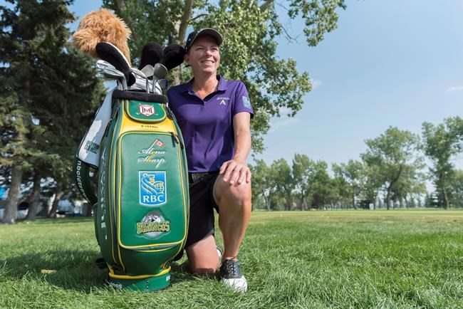 Alena Sharp pays tribute to Humboldt Broncos throughout CP Women's Open | iNFOnews.ca Alena Sharp pays tribute to Humboldt Broncos throughout CP Women's Open | iNFOnews.ca