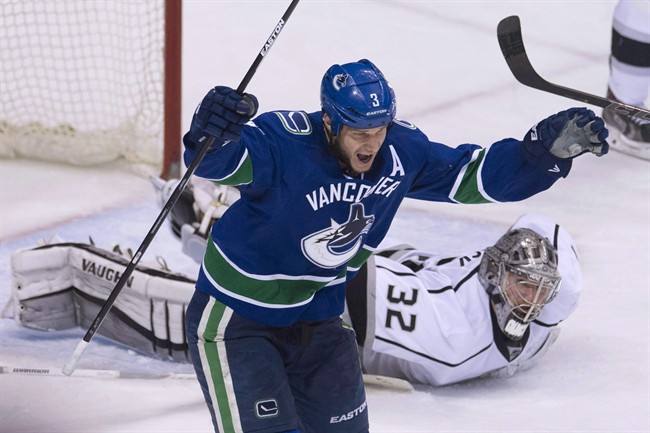 Canucks teammates sad to see Bieksa go, know it's time for others to step up | iNFOnews.ca CP34653618