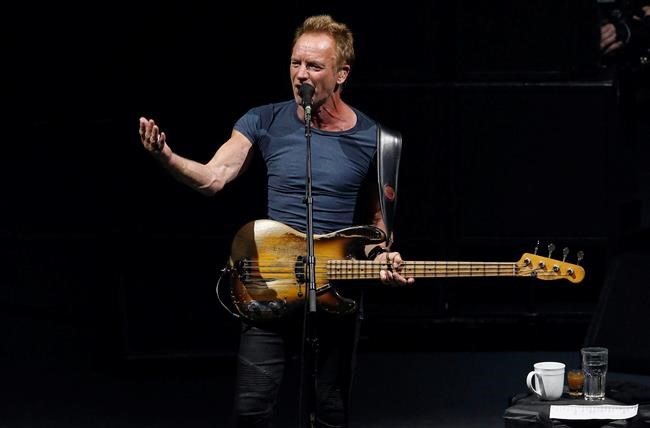 'I didn't want to do something frivolous': Sting's play to make Toronto debut | iNFOnews.ca