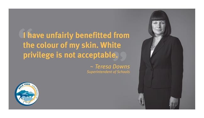 Poster in B.C. schools about white privilege hits nerve with some parents | iNFOnews.ca Poster in B.C. schools about white privilege hits nerve with some parents | iNFOnews.ca