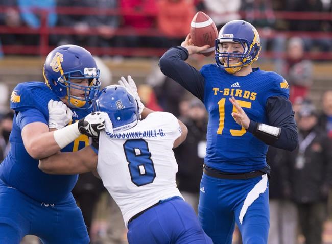 UBC star quarterback avoiding distraction of potential pro football career | iNFOnews.ca