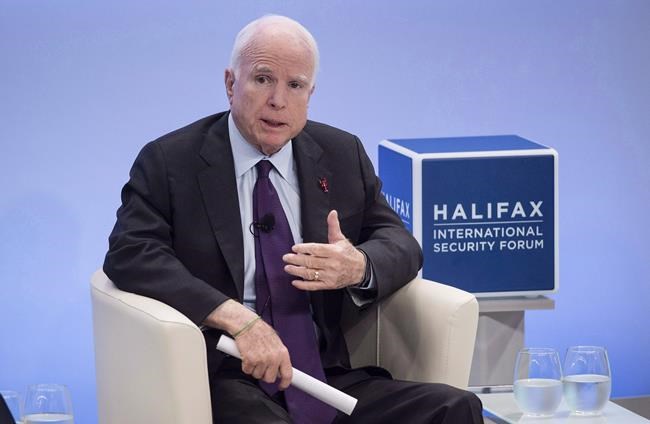 John McCain remembered as 'friend of Canada,' advocate for expanded NAFTA | iNFOnews.ca CP202010670
