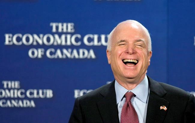 Prominent Canadians pay tribute to Arizona Sen. John McCain, dead at 81 | iNFOnews.ca CP1182045326
