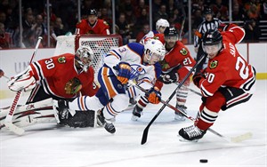 Hossa scores in OT as Blackhawks extend points streak to 19 games with 3-2 win over Oilers | iNFOnews.ca CP22212615