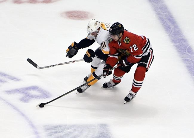 Preds pound Blackhawks 5-0 for 2-0 lead in 1st-round series | iNFOnews.ca