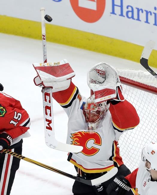 Stone, Flames top Blackhawks 3-2 | iNFOnews.ca