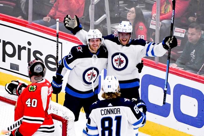 Scheifele scores in OT, Jets beat winless Blackhawks 3-2 | iNFOnews.ca Scheifele scores in OT, Jets beat winless Blackhawks 3-2 | iNFOnews.ca